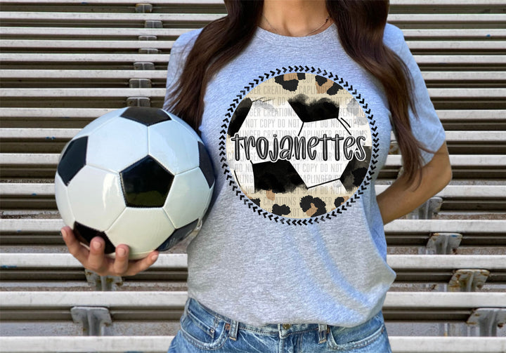 Soccer Background DTF Print