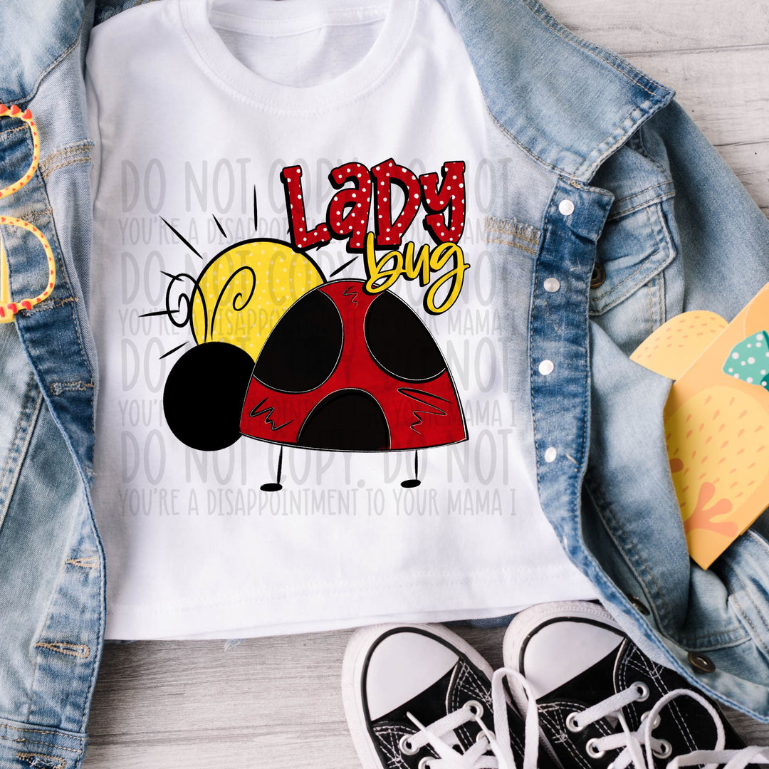 Lady Bug DTF Print