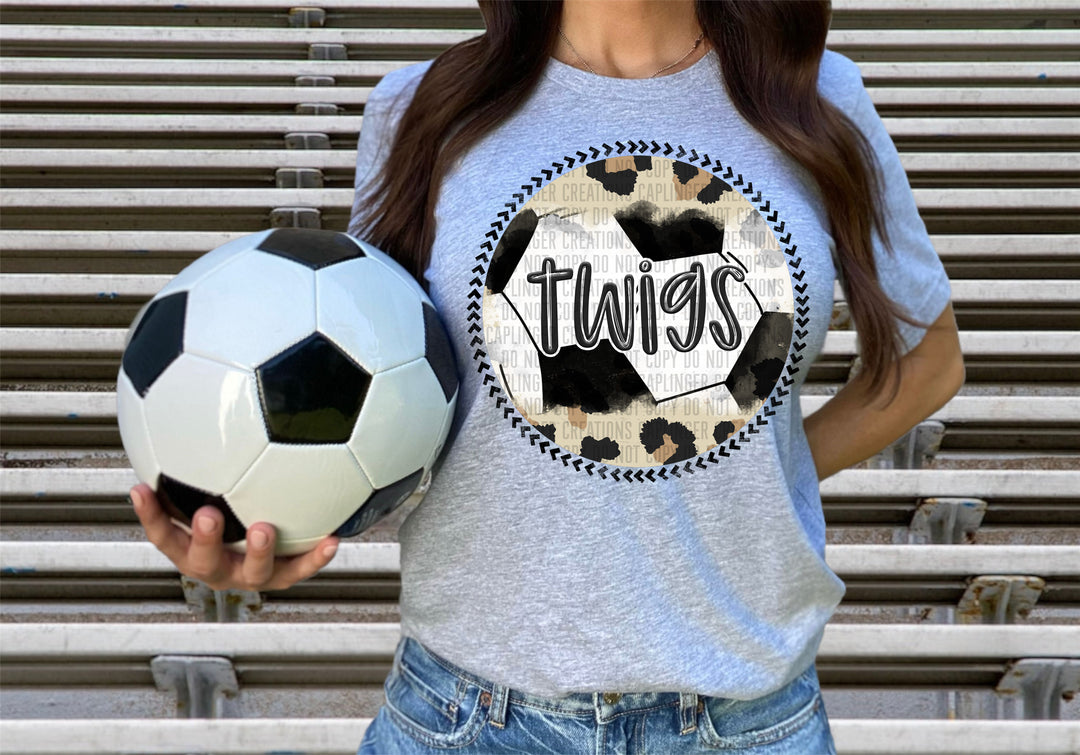 Soccer Background DTF Print