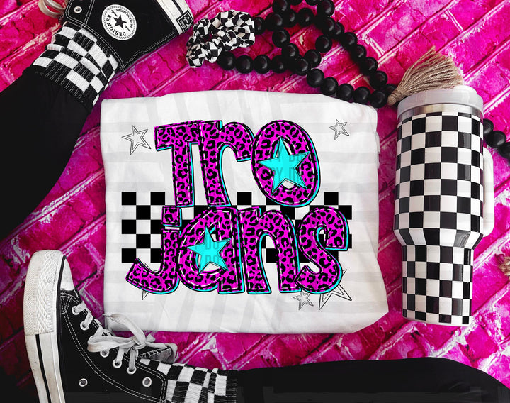 Pink Neon Leopard DTF Print