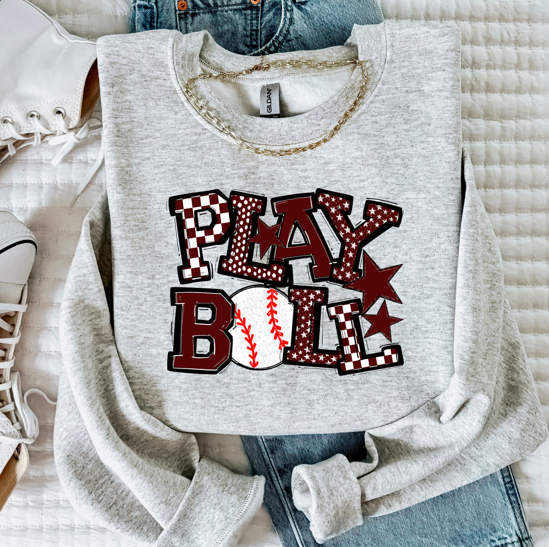 Play Ball Baseball DTF Print