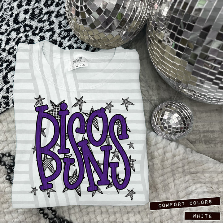 Purple Staggered DTF Print