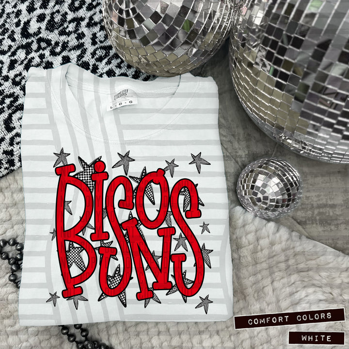 Red Staggered DTF Print