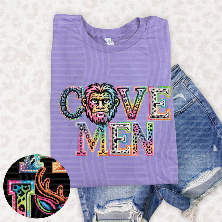 Rainbow Mascot Heads Stacked DTF Print