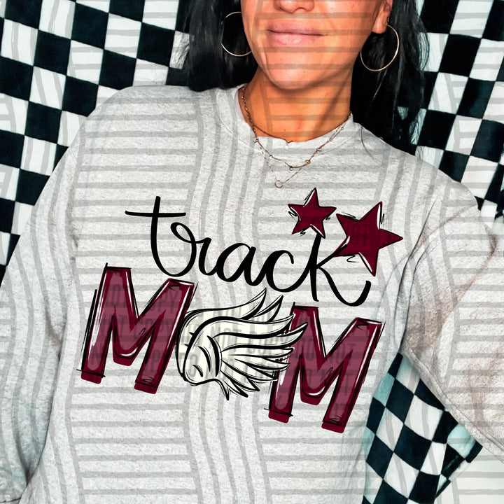 Sports Mom Track DTF Print