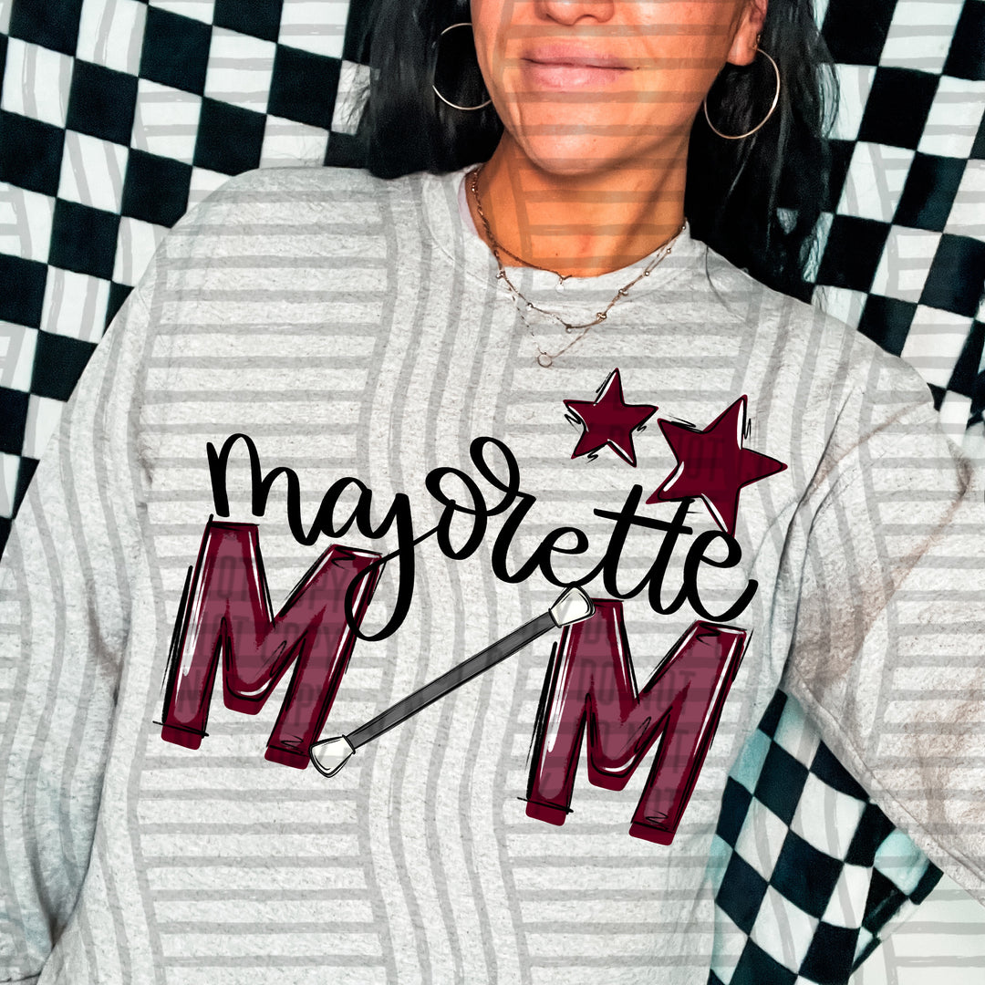 Sports Mom Majorette DTF Print