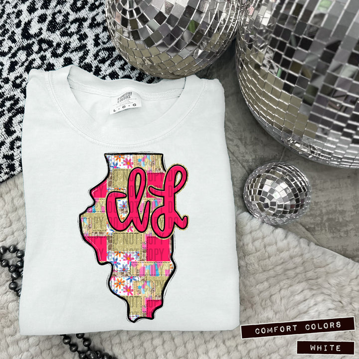 Patches States DTF Print