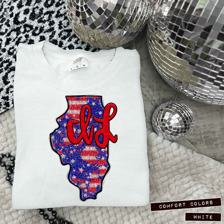 RWB States DTF Print