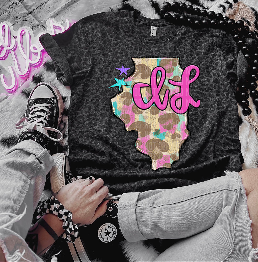 Preppy Bright States DTF Print