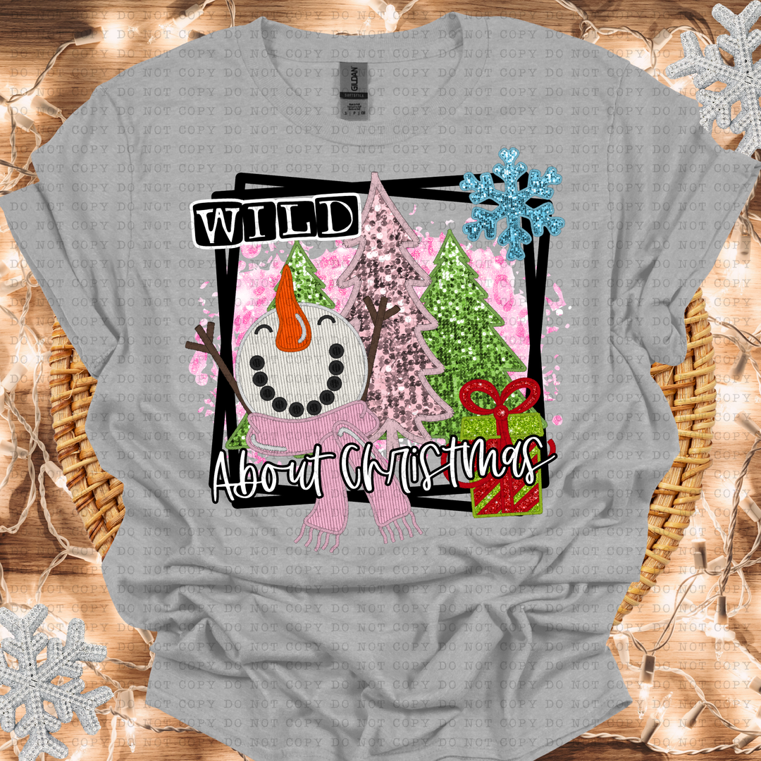 Wild About Christmas DTF Print