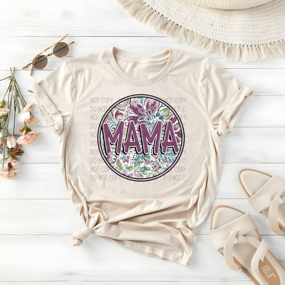 Floral Mama DTF Print