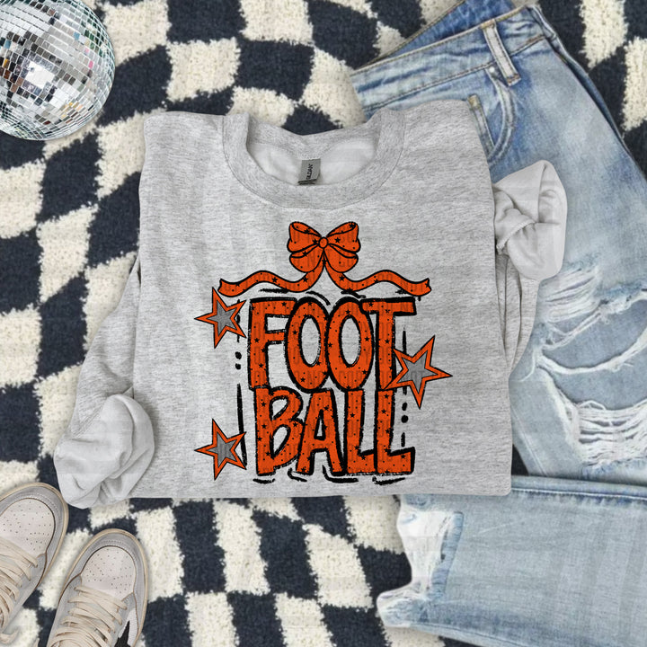 Football Bow DTF Print