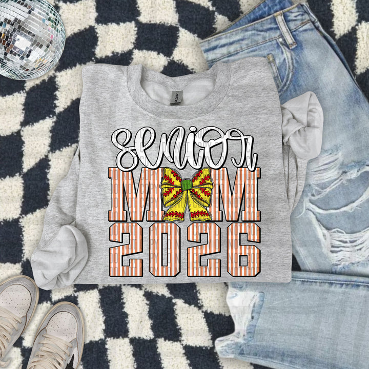 Senior Mom Softball DTF Print