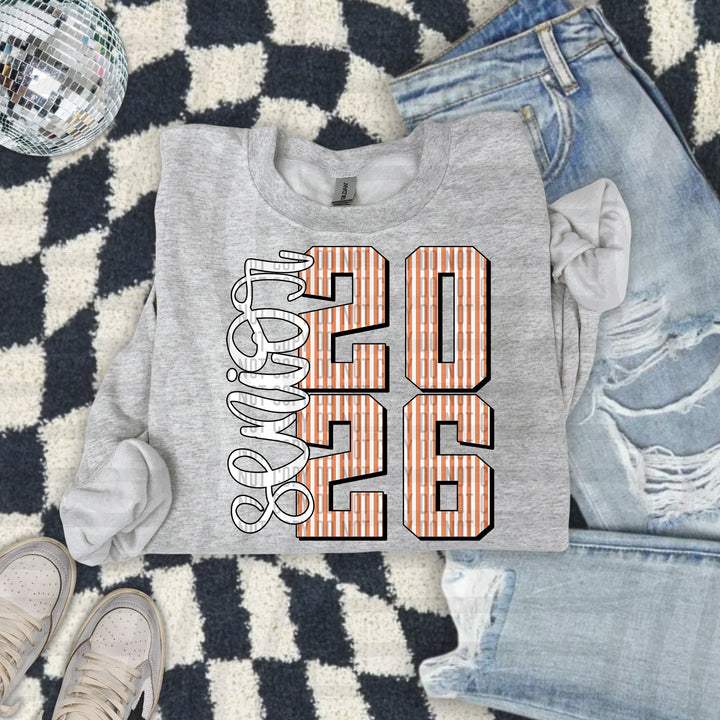 Senior 2026 Seersucker DTF Print