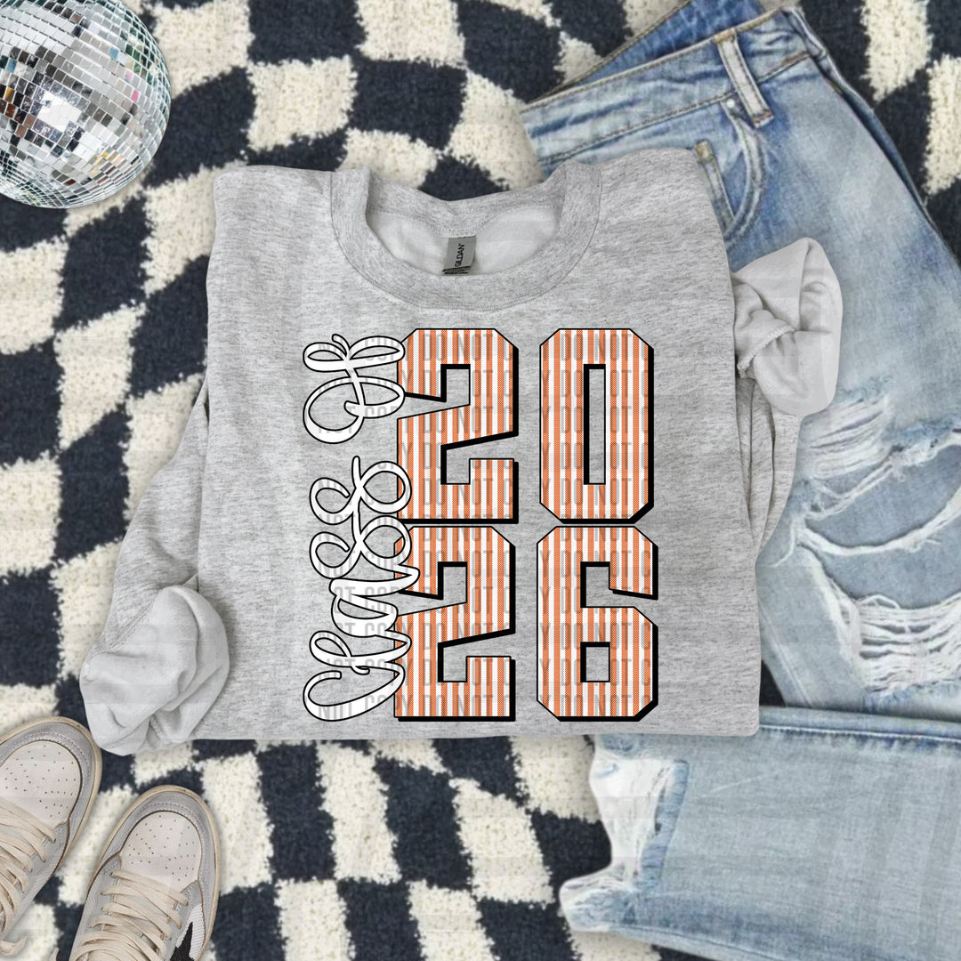 Class Of 2026 Seersucker DTF Print