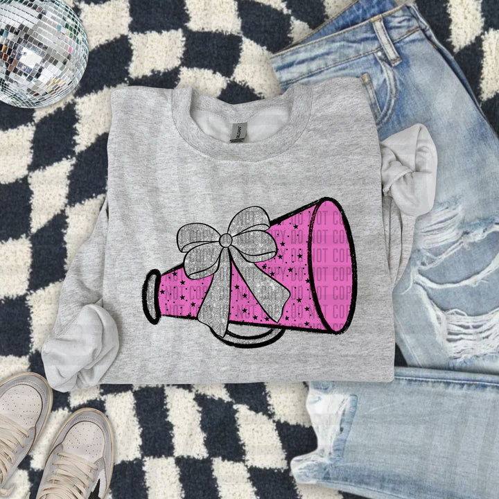 Megaphone Silver Accents DTF Print