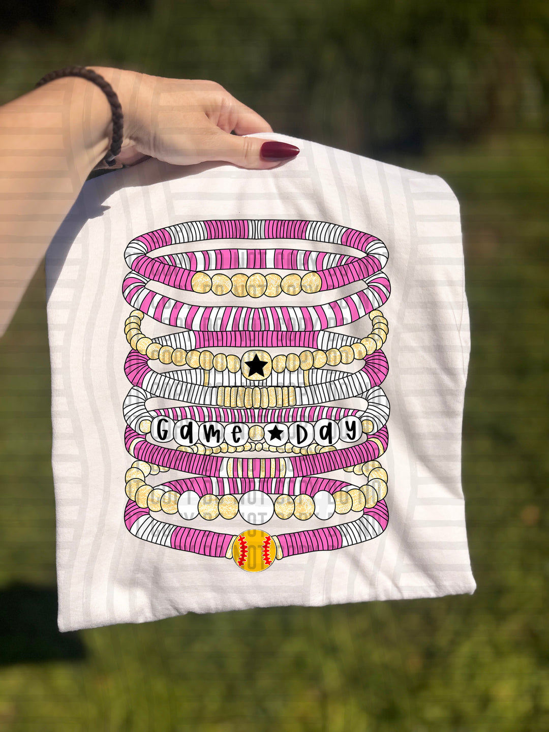 Softball Bracelets DTF Print