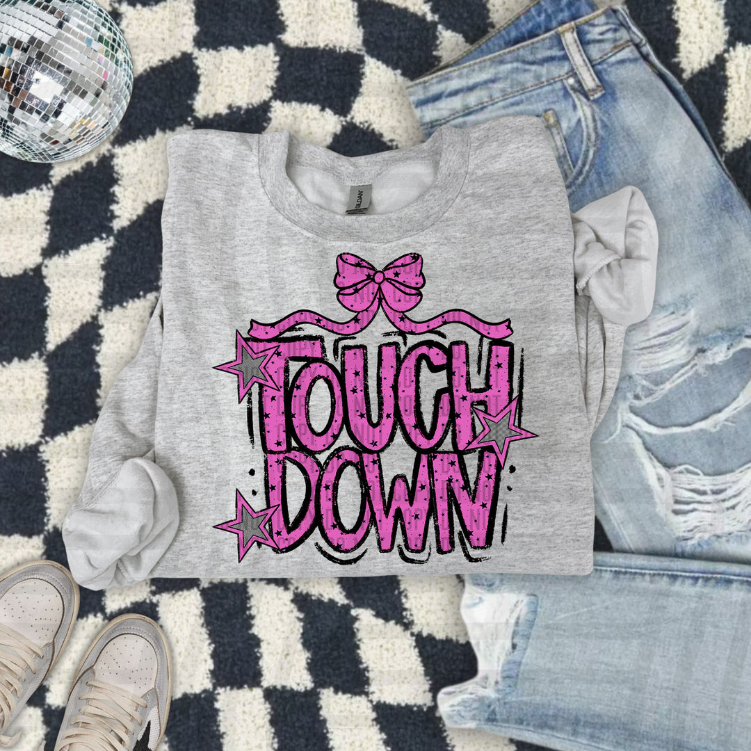 Touch Down Bow DTF Print