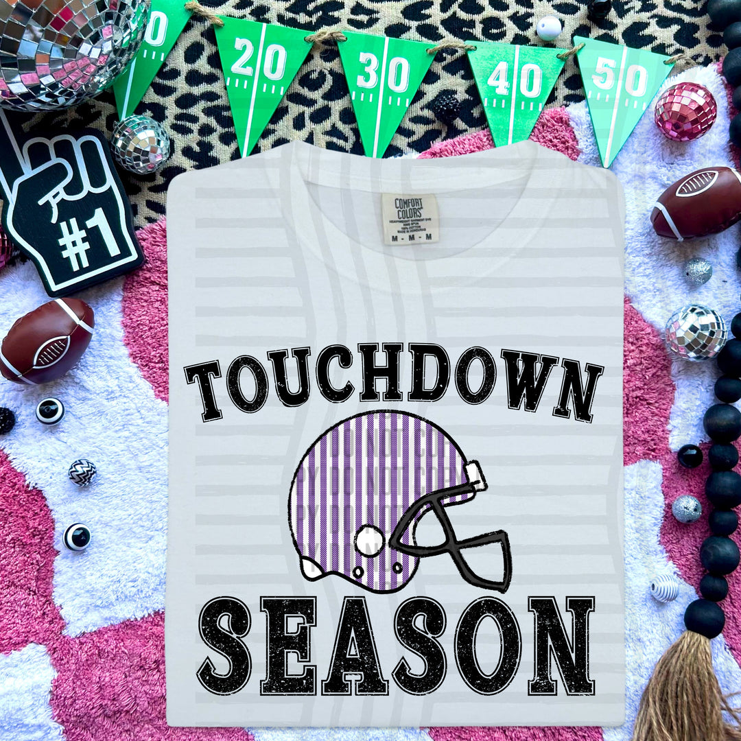 Touchdown Season Seersucker DTF Print