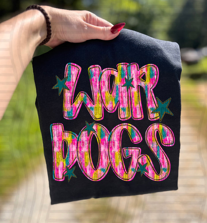 Holiday Brushstroke DTF Print