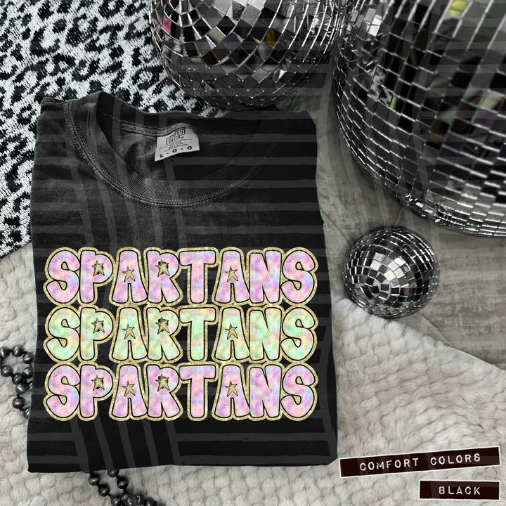 Iridescent Leopard DTF Print