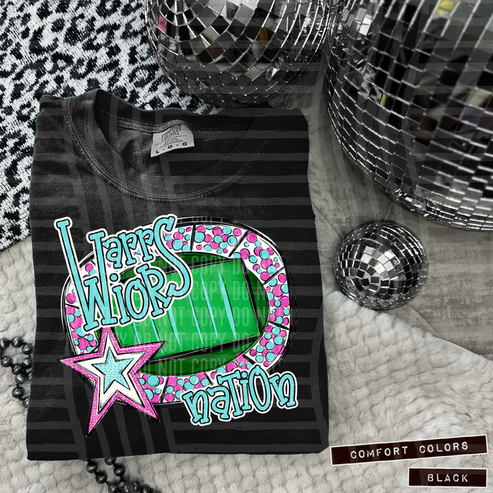 Preppy Stadium Nation DTF Print