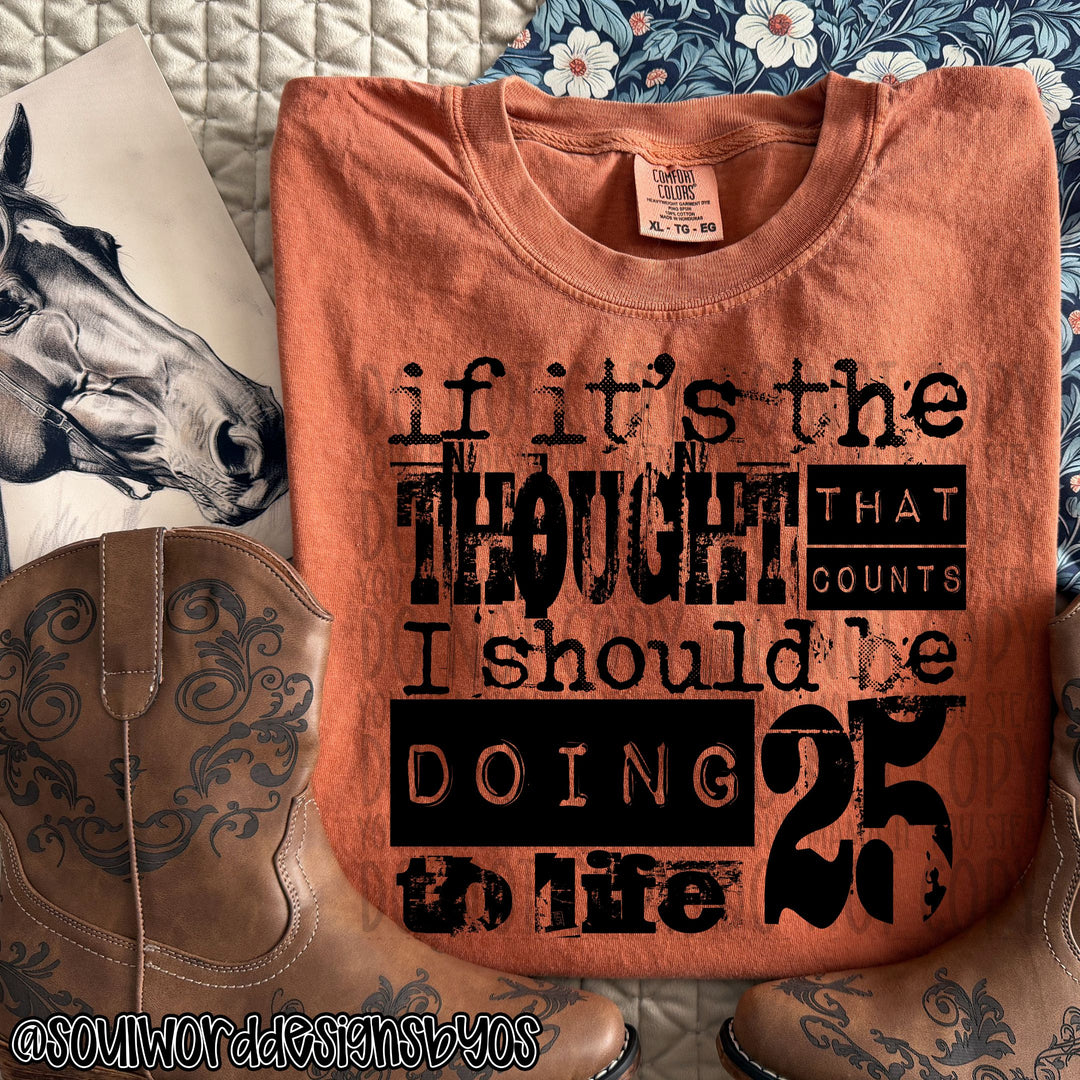 Thought That Counts DTF Print