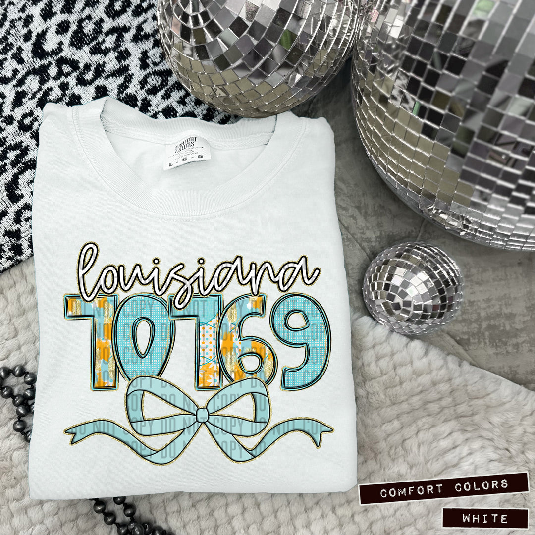 Dotted Daisy Zip Codes DTF Print