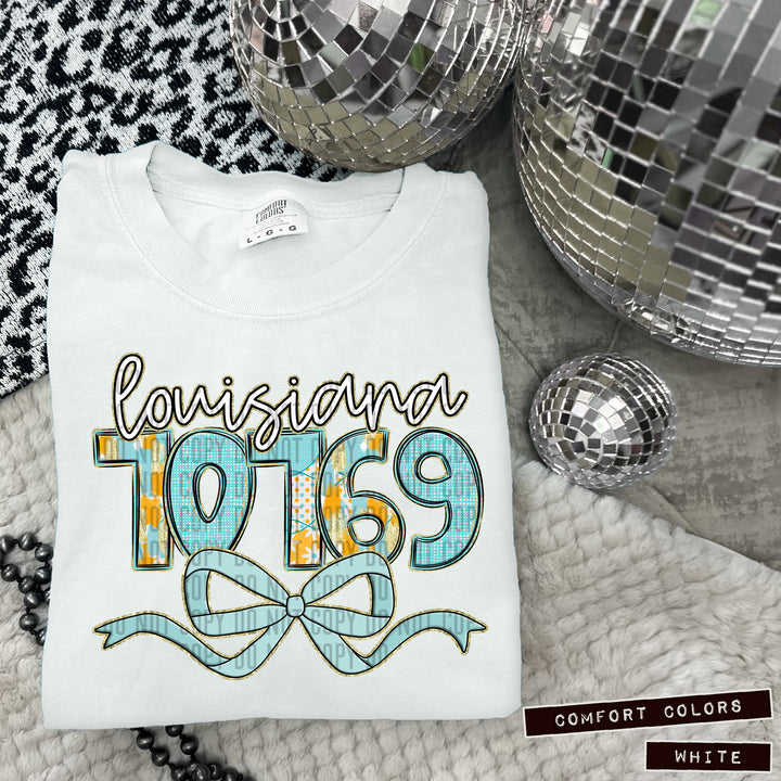 Dotted Daisy Zip Codes DTF Print