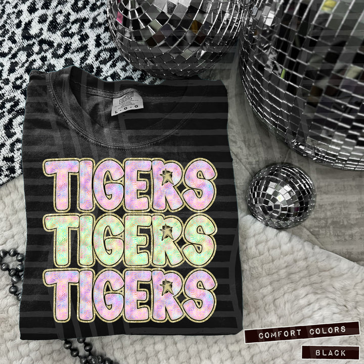 Iridescent Leopard DTF Print
