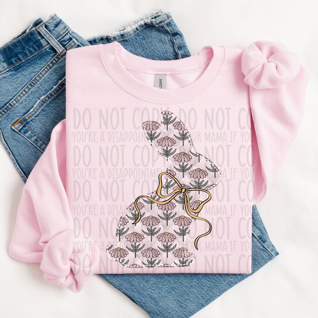 Quilted Bunny DTF Print