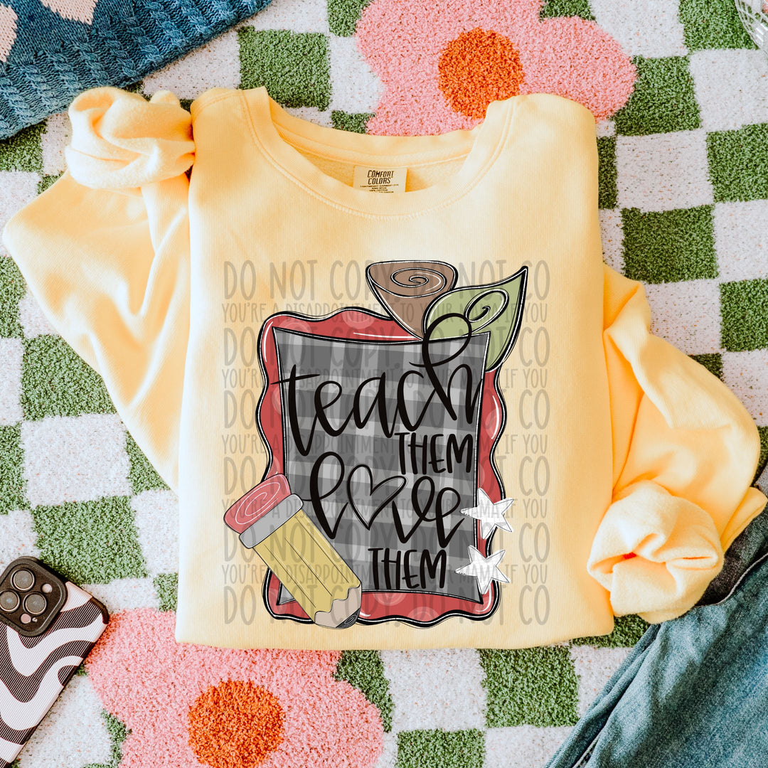 Teach Them Love Them DTF Print