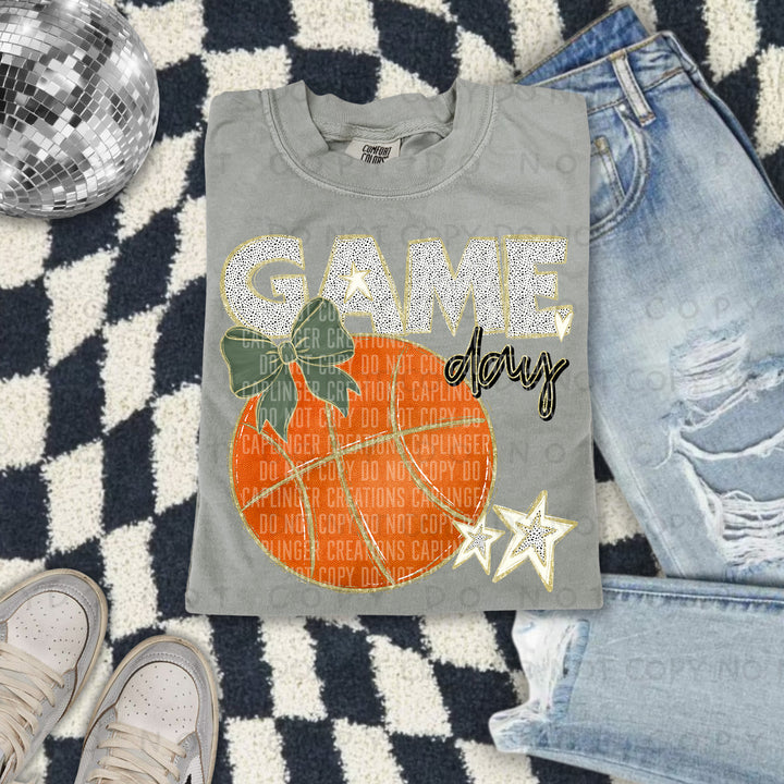 Game Day Basketball DTF Print