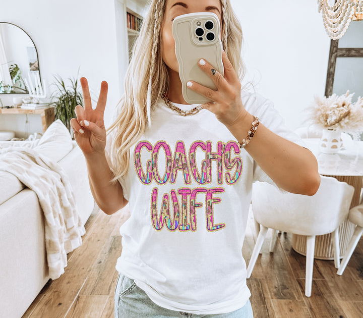 Preppy Leopard Occupations/Names DTF Print