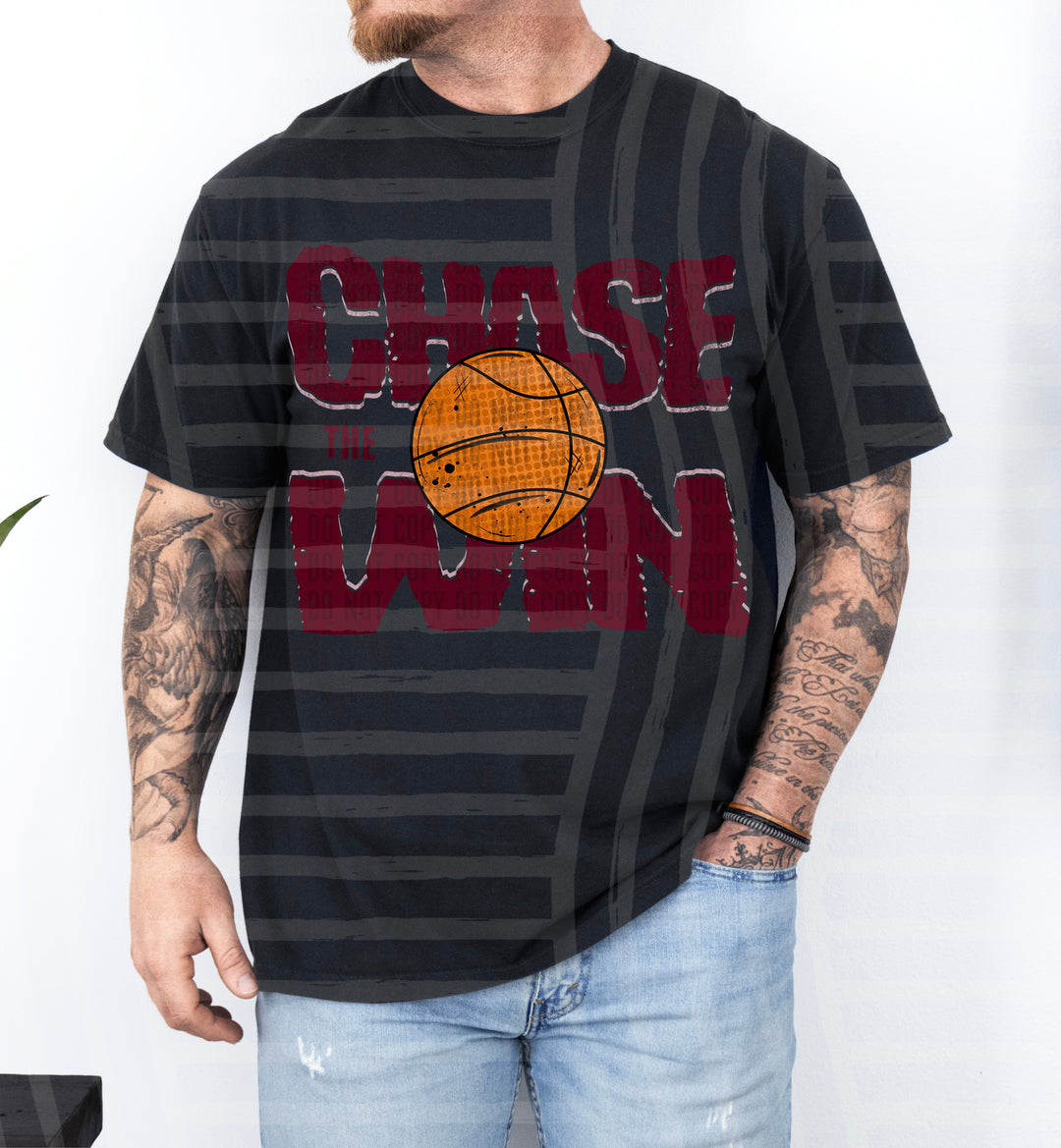 Chase The Win Basketball DTF Print