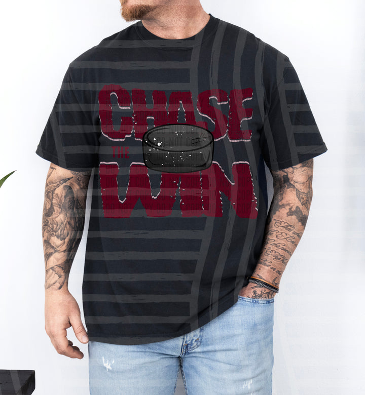 Chase The Win Hockey DTF Print