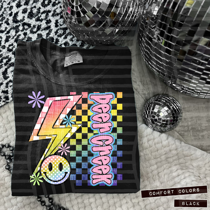 Smiley Side Bolt DTF Print