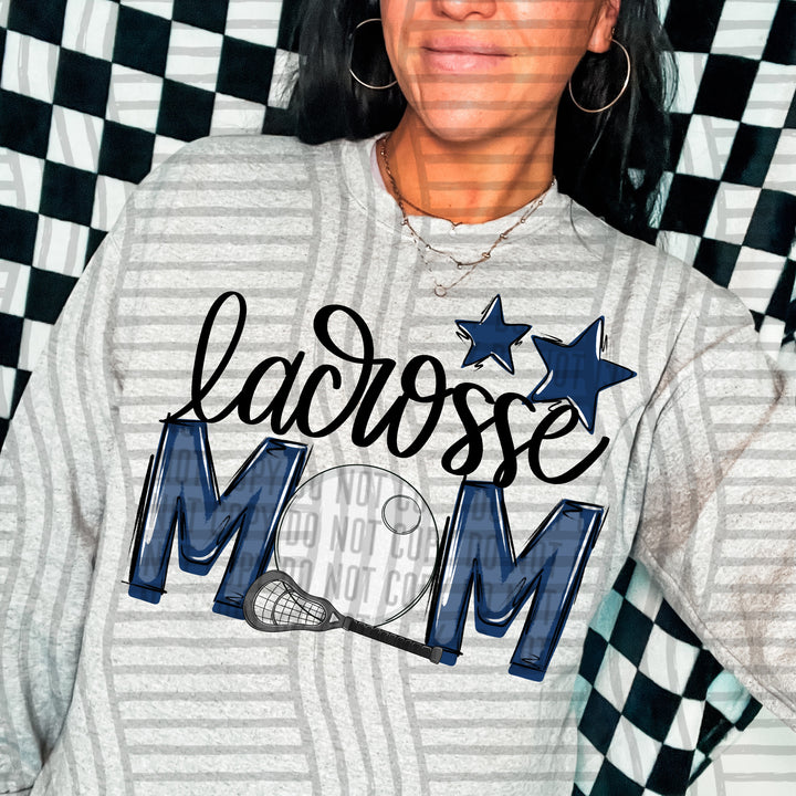 Sports Mom Lacrosse DTF Print