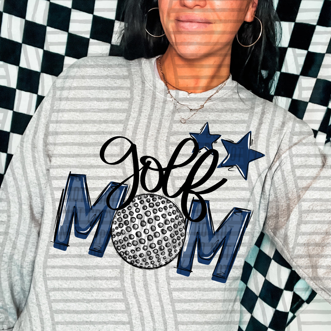 Sports Mom Golf DTF Print