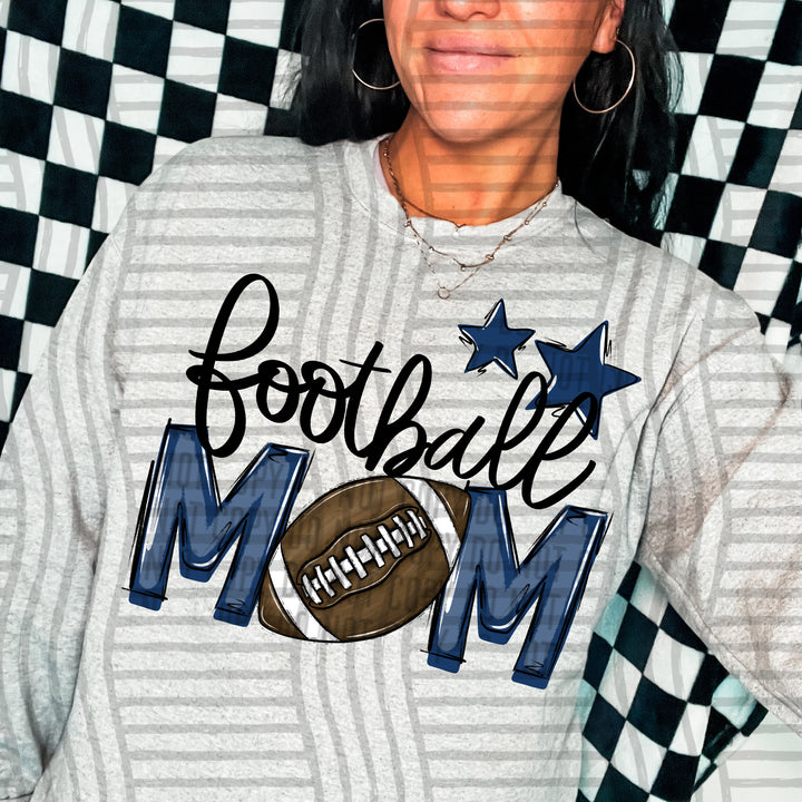Sports Mom Football DTF Print