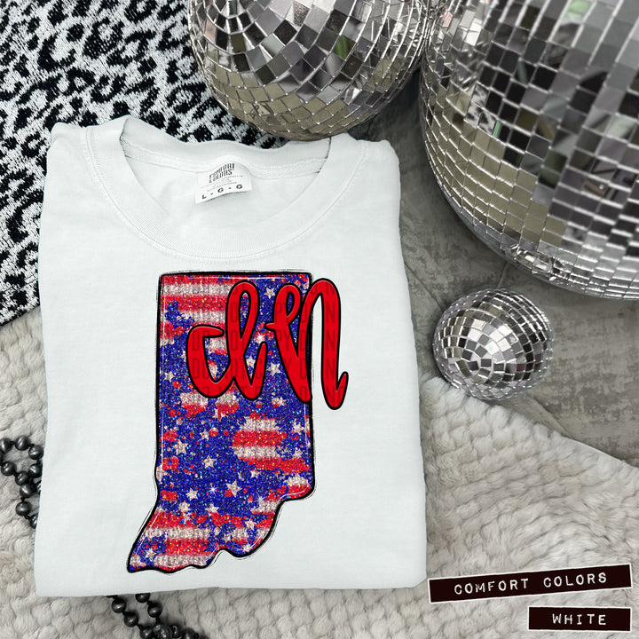 RWB States DTF Print