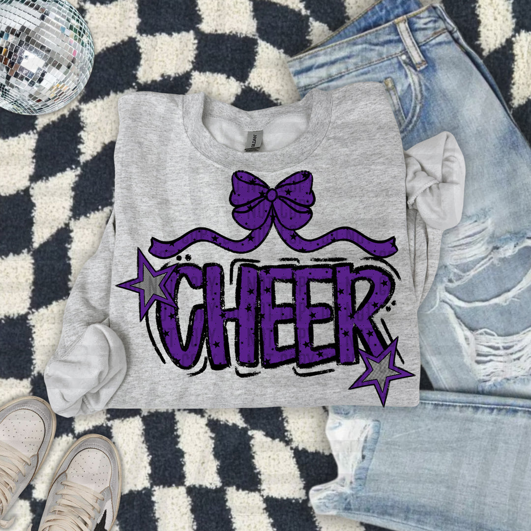 Cheer Bow DTF Print