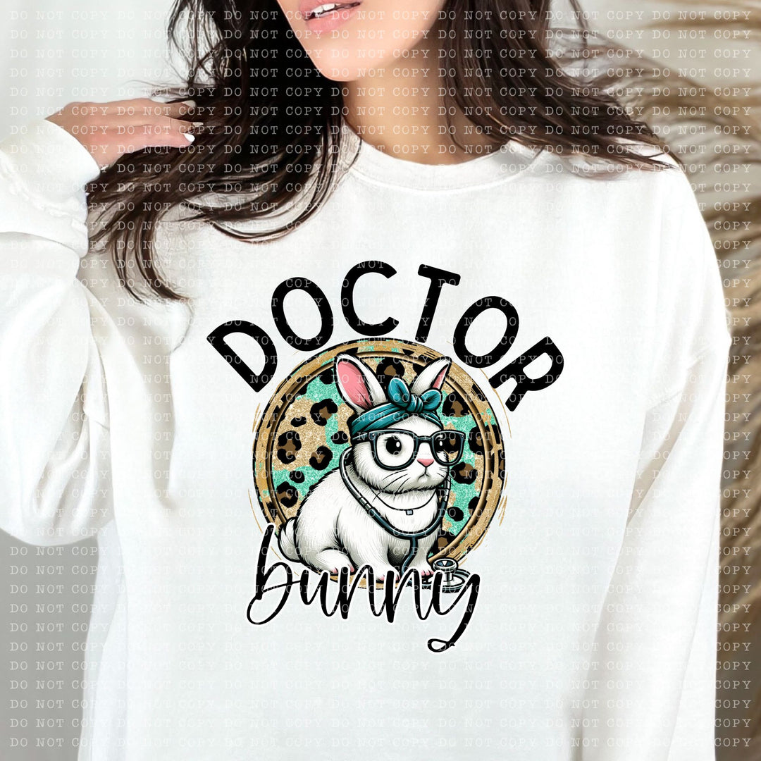 Doctor Bunny DTF Print