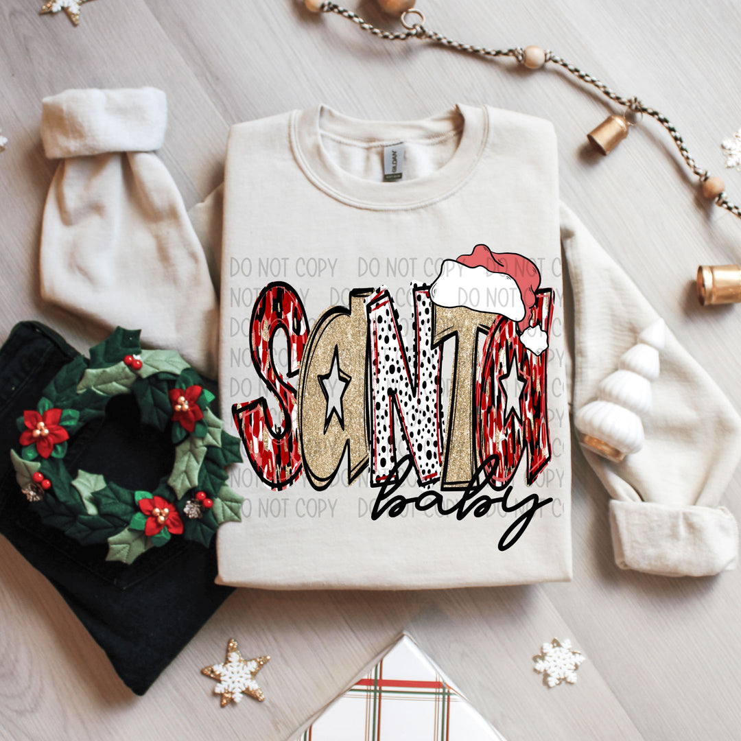 Santa Baby DTF Print