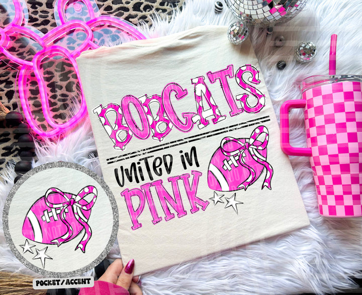 United In Pink Mascots DTF Print