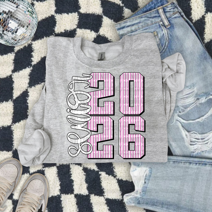 Senior 2026 Seersucker DTF Print