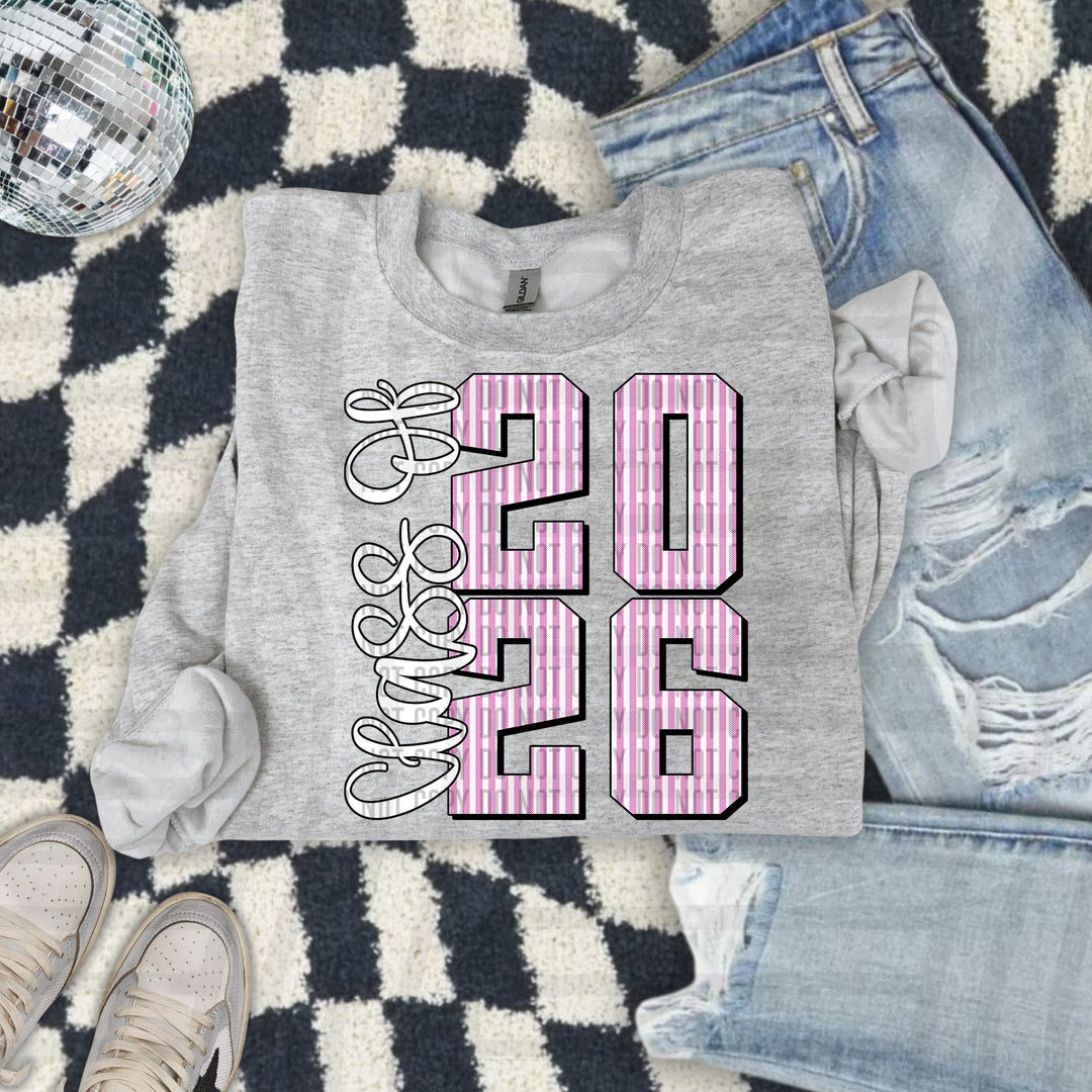 Class Of 2026 Seersucker DTF Print