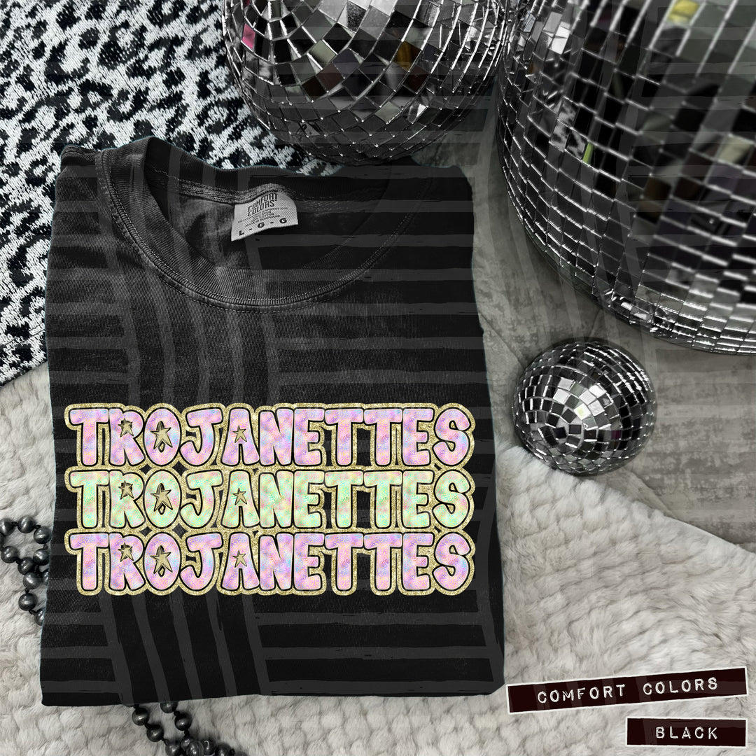 Iridescent Leopard DTF Print