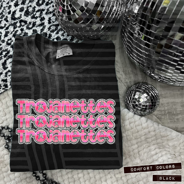 Pink Triple Stacked DTF Print