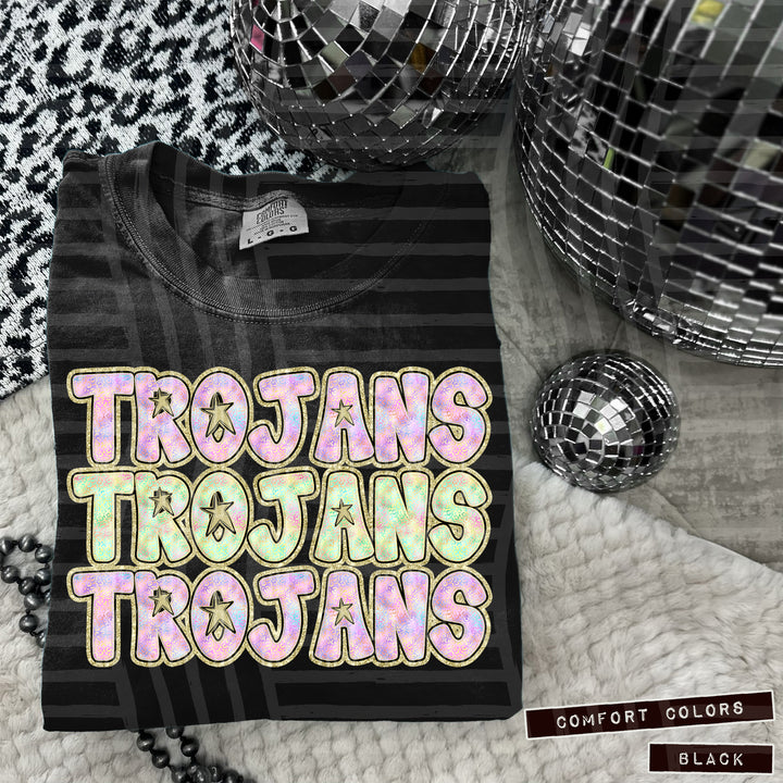 Iridescent Leopard DTF Print